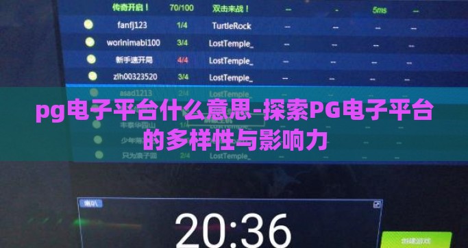 pg电子平台什么意思-探索PG电子平台的多样性与影响力