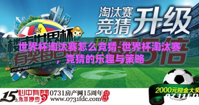世界杯淘汰赛怎么竞猜-世界杯淘汰赛，竞猜的乐趣与策略