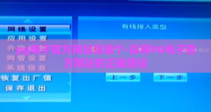pg电子官方网站是哪个-探寻PG电子官方网站的正确路径