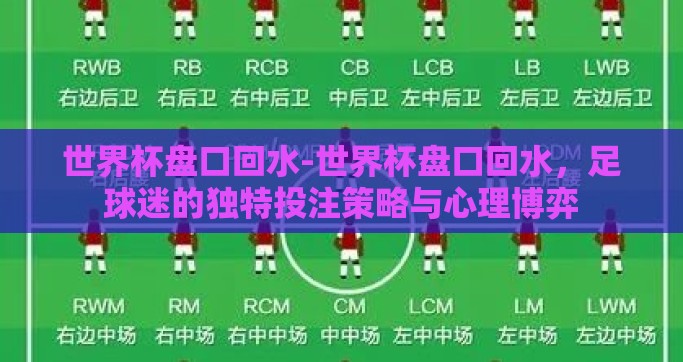 世界杯盘口回水-世界杯盘口回水，足球迷的独特投注策略与心理博弈
