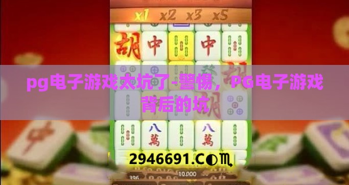 pg电子游戏太坑了-警惕，PG电子游戏背后的坑